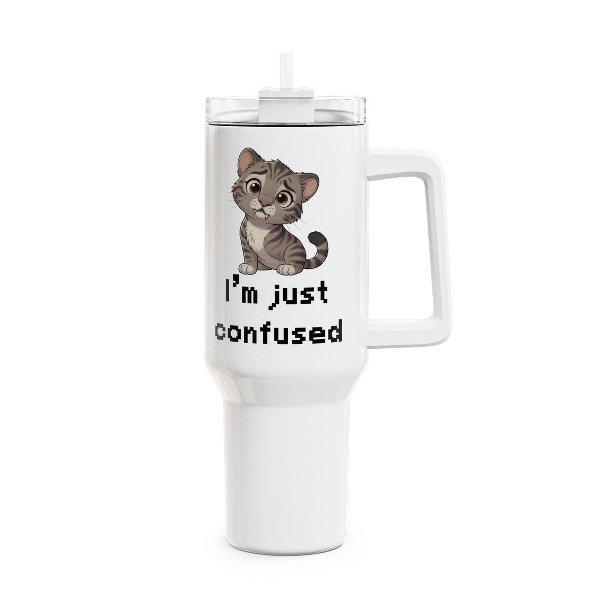40oz Cute Tiger Tumbler – "I'm Not Complaining" Insulated Travel Cup